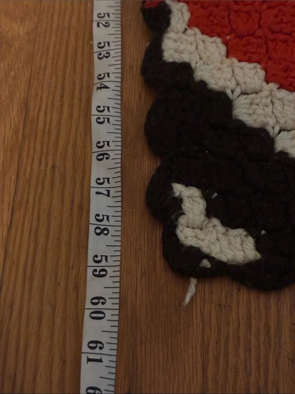 Vintage crochet throw